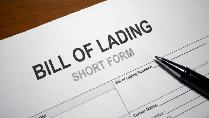 SK Motors - Bill of Lading