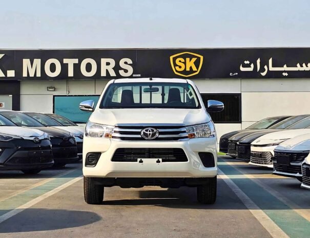 TOYOTA HILUX SINGLE CABIN BASIC 5+2 HOOKS LONG BODY 2025 DIESEL V4 2.4L M/T