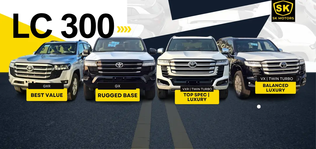 Toyota Land Cruiser 300 GX vs GXR vs VX vs VXR: Complete Trim Comparison Guide