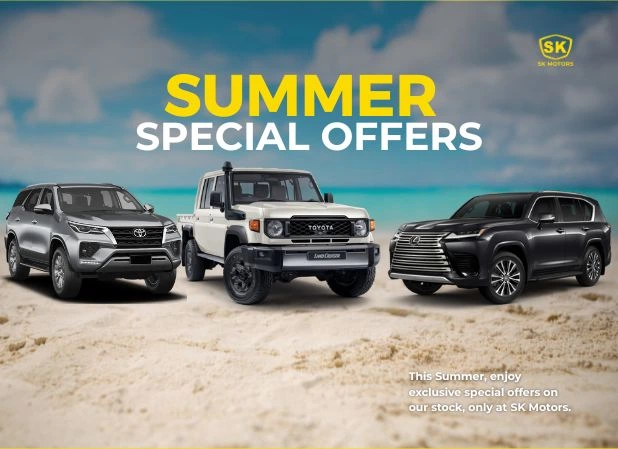 Summer Special Offer at SK Motors | Export Cars from Dubai
