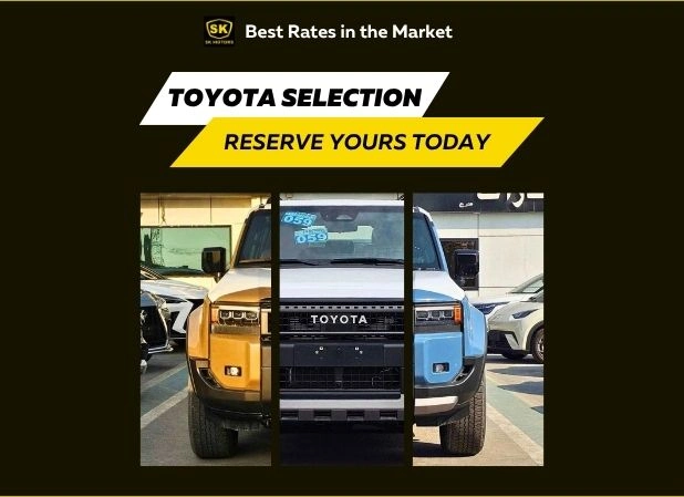 Toyota Collection at SK Motors | Export Cars from Dubai